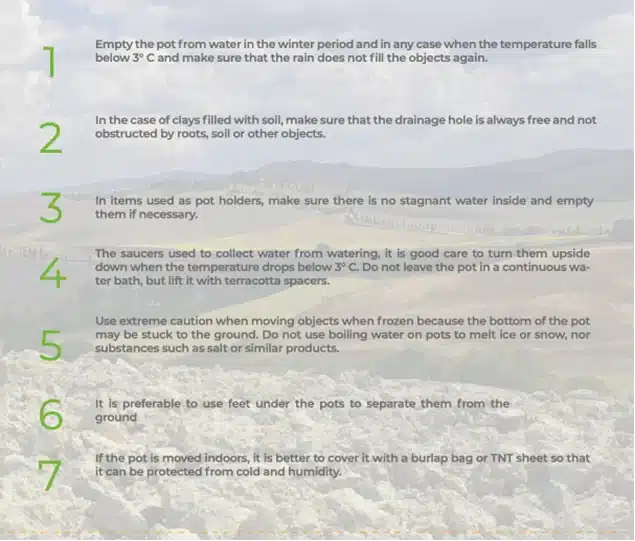 CARE INSTRUCTIONS FOR TERRACOTTA POTS 1 image